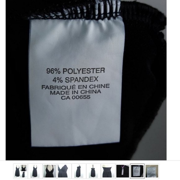 Halter Tie Back Dress Sz M Empire Padded Bust Black summer Sun Dress - Picture 8 of 10